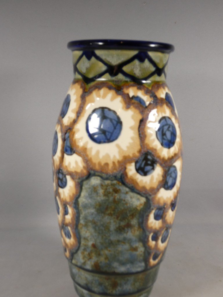 Vase Art déco en céramique émaillée, Sèvres, vers 1930-photo-3