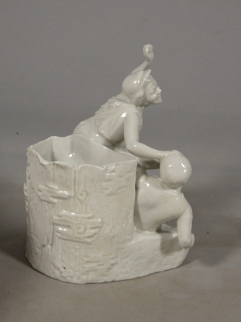 Schäfer & Vater – “la Bagarre” – Porcelain Figurine Set, Circa 1900-photo-3