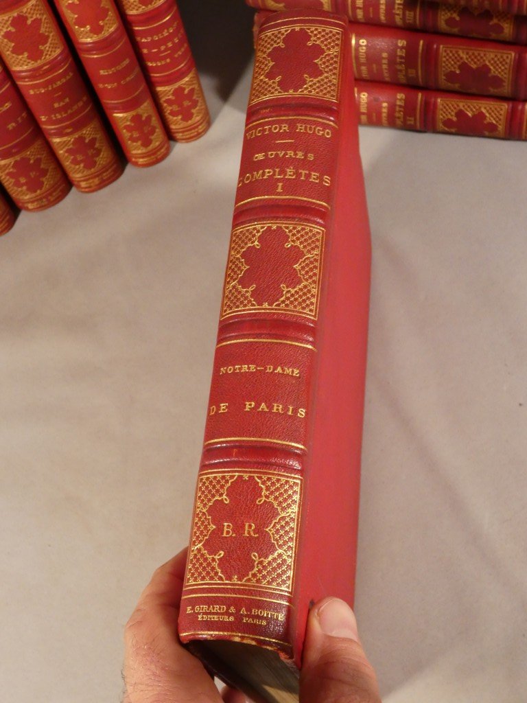 Victor Hugo – Œuvres complètes en 19 volumes – Édition illustrée XIXe siècle-photo-4