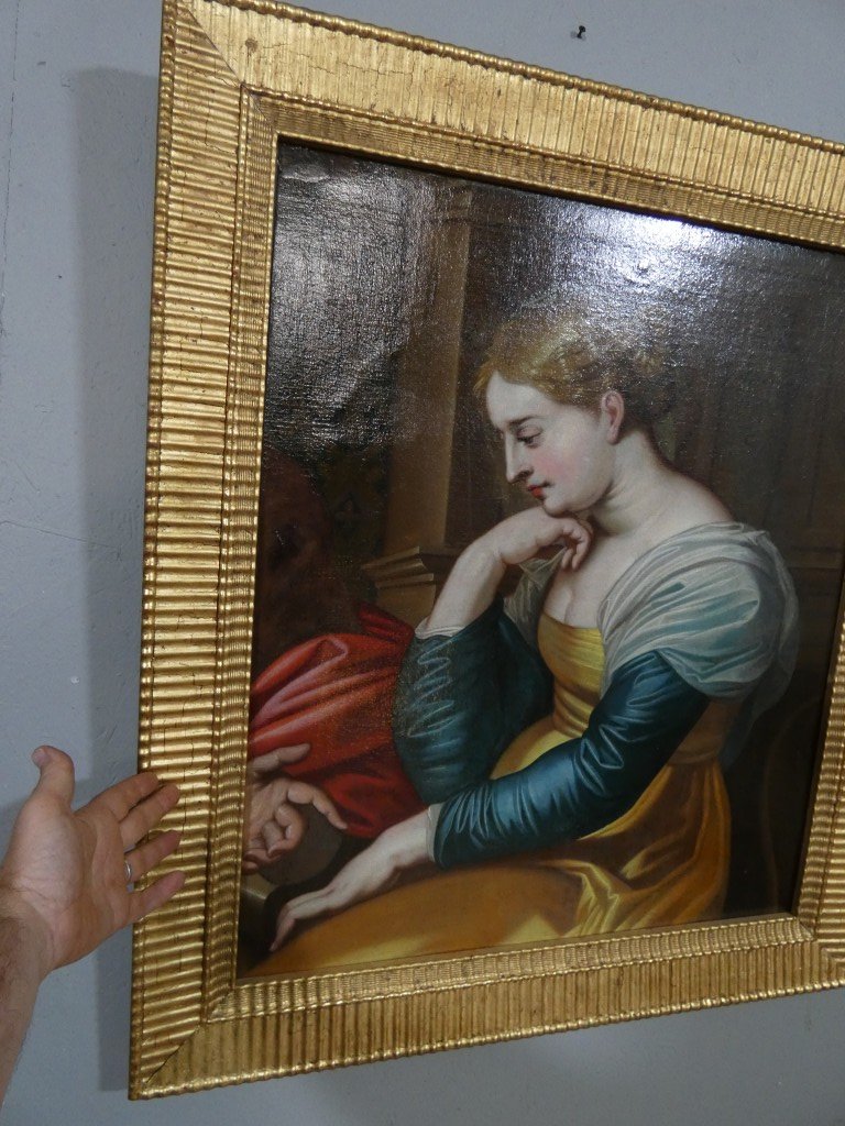 Hélène Fourment, An Allegory Of Melancholy, After The Studio Of Peter Paul Rubens – 18th Century -photo-5