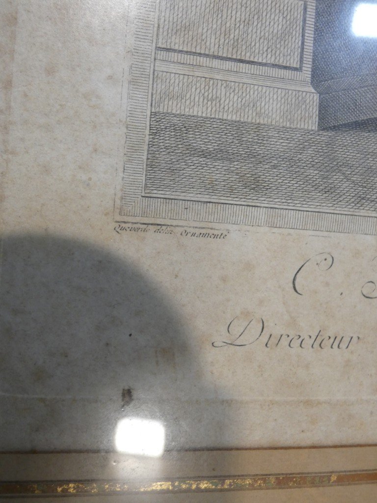 Portrait Of Jacques Necker, Engraving By Jean Dambrun After Duval And Queverdo, Circa 1780-photo-2