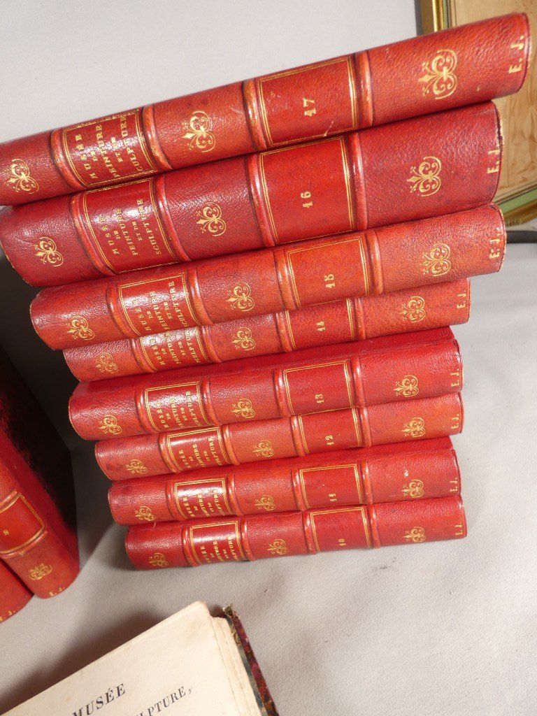 Réveil & Duchesne – Musée de Peinture et de Sculpture – 17 volumes illustrés – 1828-1834-photo-4