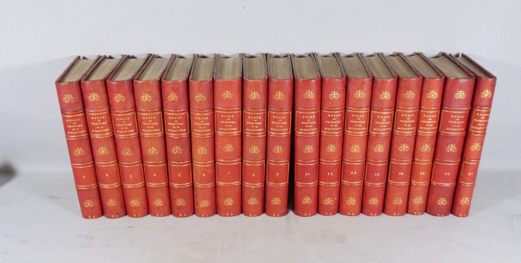 Réveil & Duchesne – Musée de Peinture et de Sculpture – 17 volumes illustrés – 1828-1834-photo-3