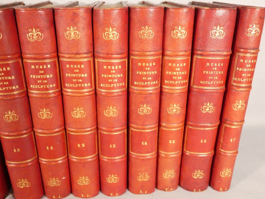 Réveil & Duchesne – Musée de Peinture et de Sculpture – 17 volumes illustrés – 1828-1834-photo-5