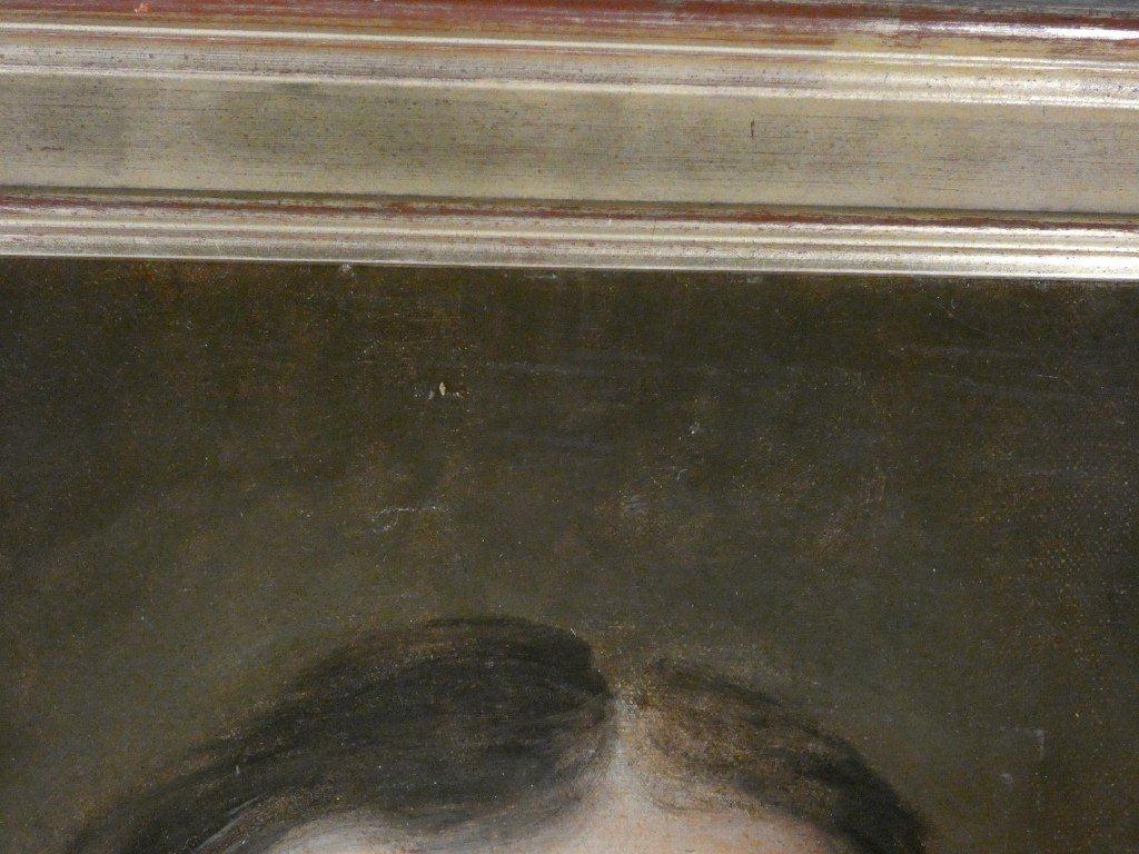 École européenne de la fin du XVIIIe siècle, vers 1800 – Portrait d’homme en habit bleu-photo-1