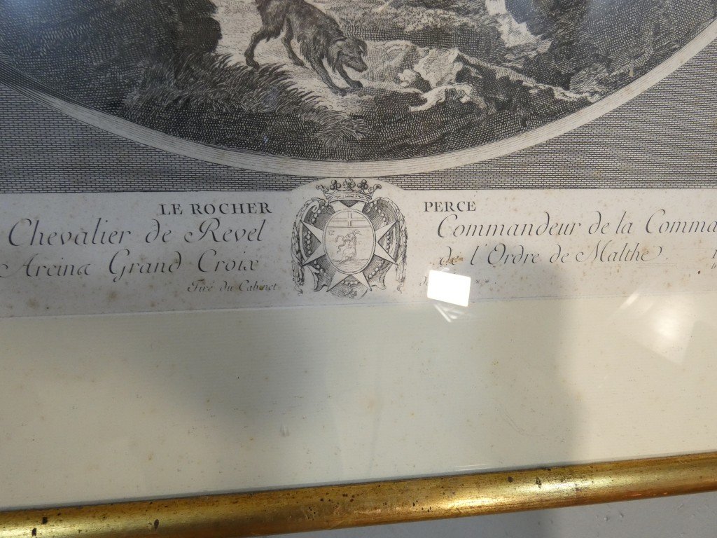Le Rocher percé – Gravure d'après Joseph Vernet par Marie-Rosalie Bertaud – XVIIIe siècle-photo-7