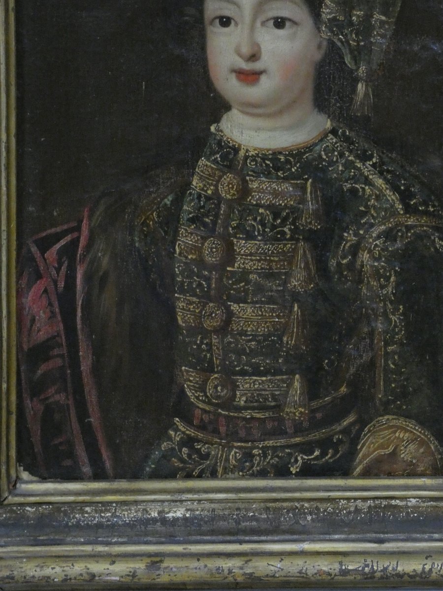 Portrait Of A Young Aristocrat In Ceremonial Attire – European School, Late 17th–early 18th Century-photo-2