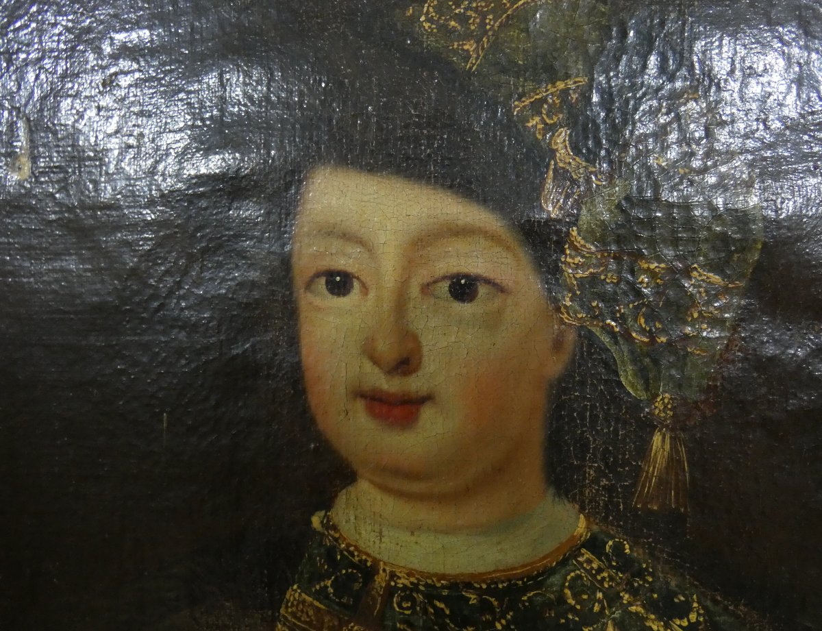 Portrait Of A Young Aristocrat In Ceremonial Attire – European School, Late 17th–early 18th Century-photo-5