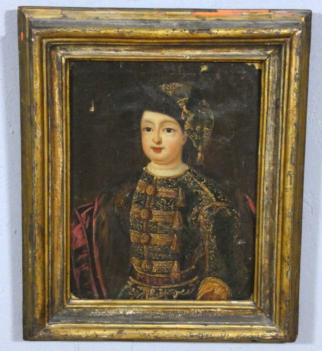 Portrait Of A Young Aristocrat In Ceremonial Attire – European School, Late 17th–early 18th Century