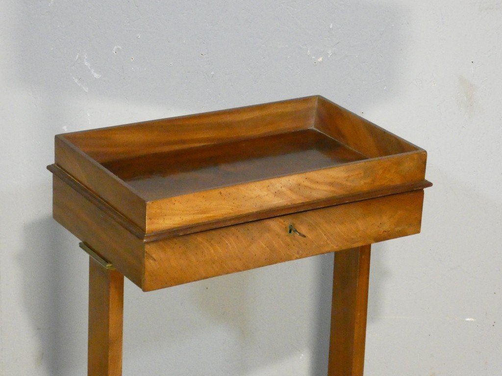 Mahogany And Mahogany-veneered Coffee Table, Empire-restoration Period, Early 19th Century-photo-3