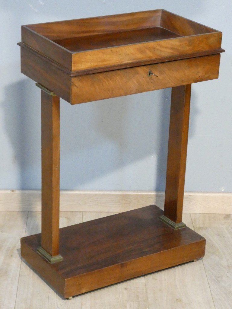 Mahogany And Mahogany-veneered Coffee Table, Empire-restoration Period, Early 19th Century