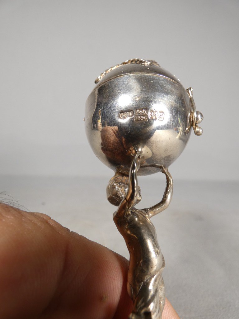Boîte à aromates de Havdalah en argent russe 84 zolotniks – Moscou 1894 – Judaïca-photo-2