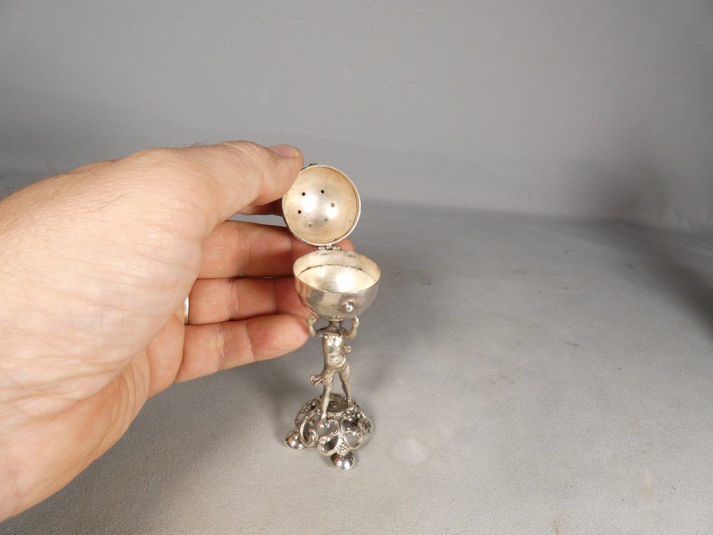 Boîte à aromates de Havdalah en argent russe 84 zolotniks – Moscou 1894 – Judaïca-photo-3
