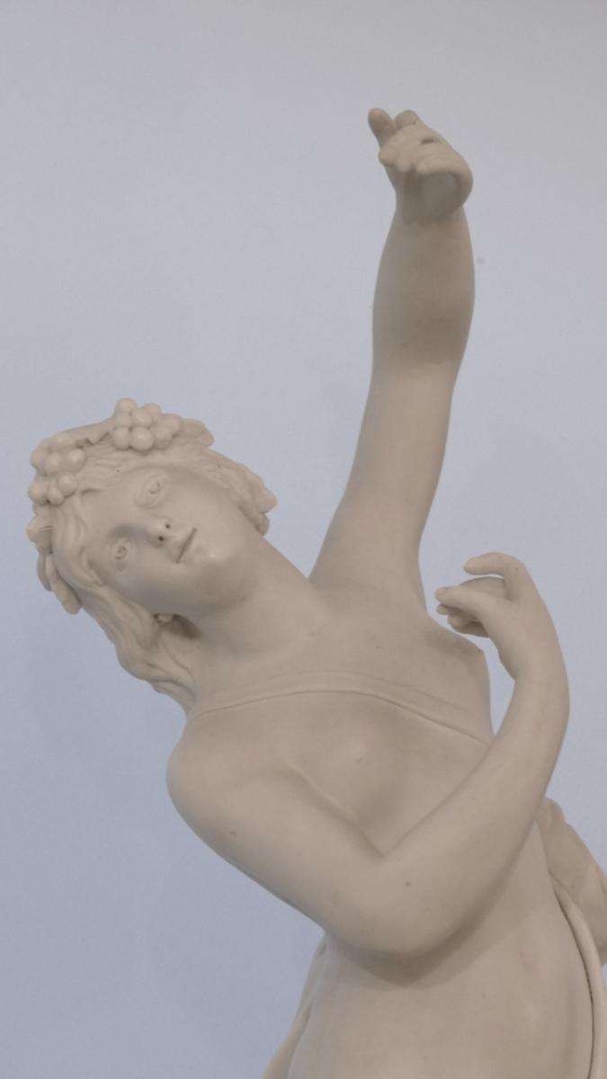 Danseuse Néoclassique, Sculpture En Biscuit De Sèvres, époque XIX ème-photo-4