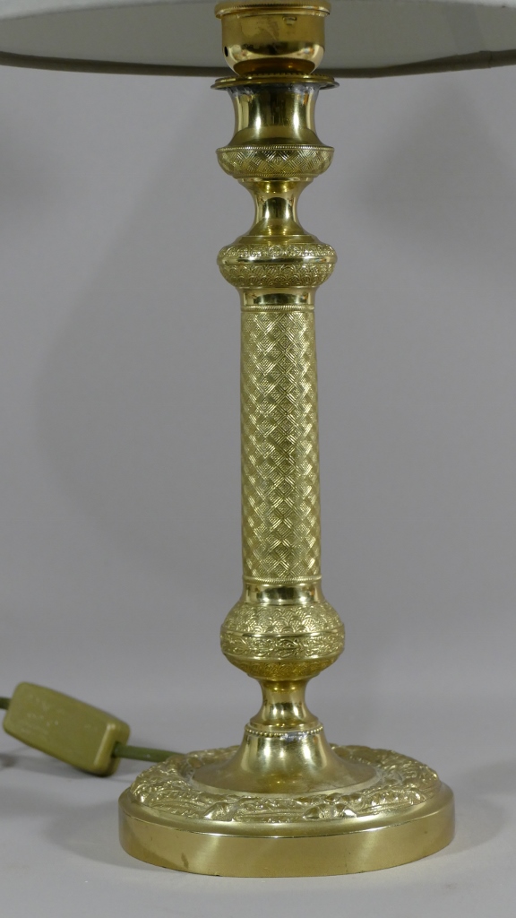 Restoration Period Lamp Gilt Bronze Gilt, Early XIX-photo-2