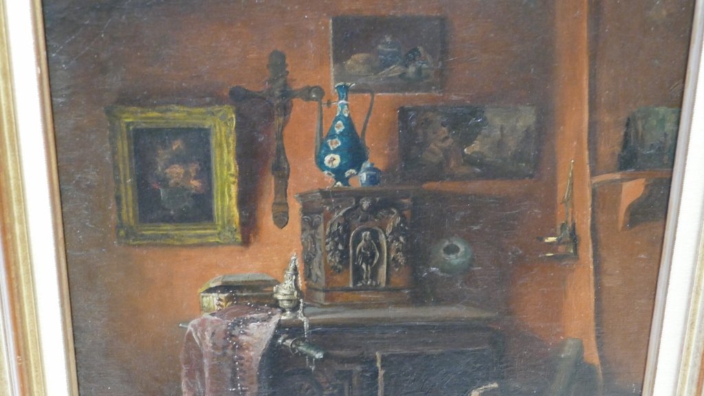 Lucienne Lavertujon, 1907, Oil On Canvas, Interior View,-photo-4