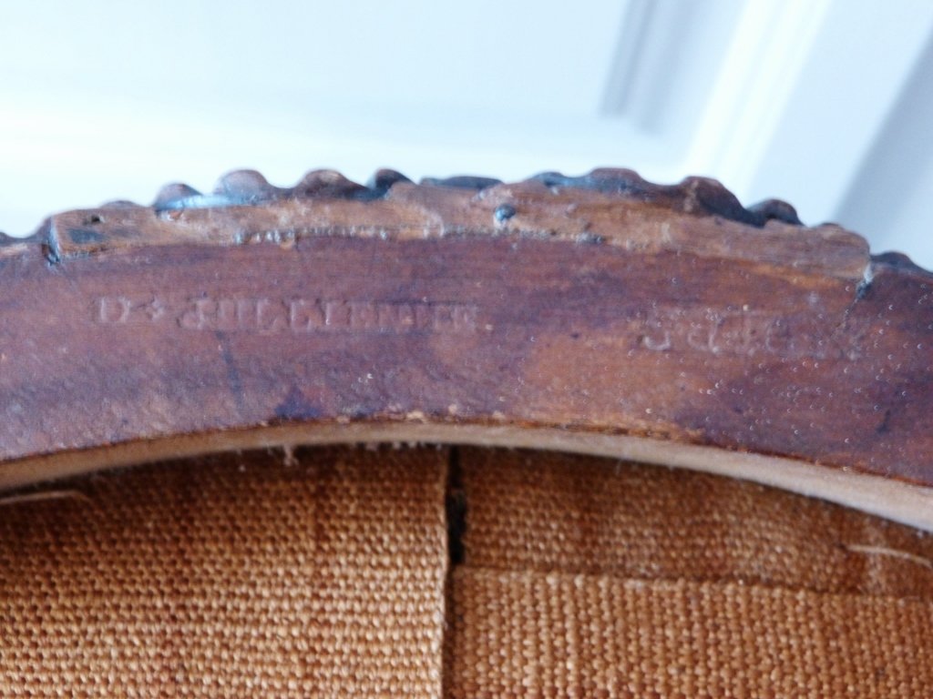 Paire De Fauteuils Cabriolets XVIII ème, époque Louis XVI, Estampillé D. Julienne -photo-1