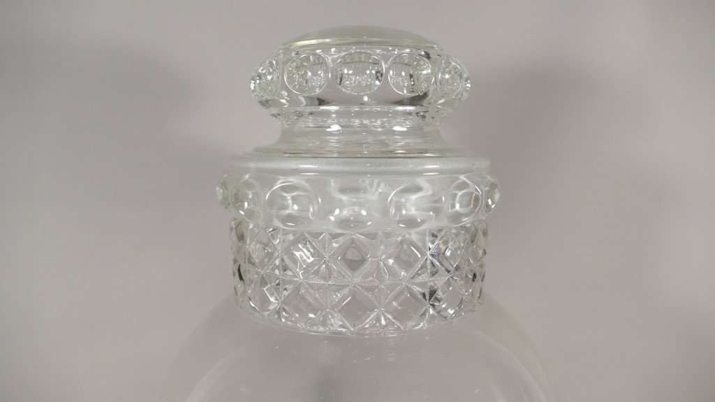 Important Pharmacy Jar Or Glass Drageoir, XIXth Time-photo-3