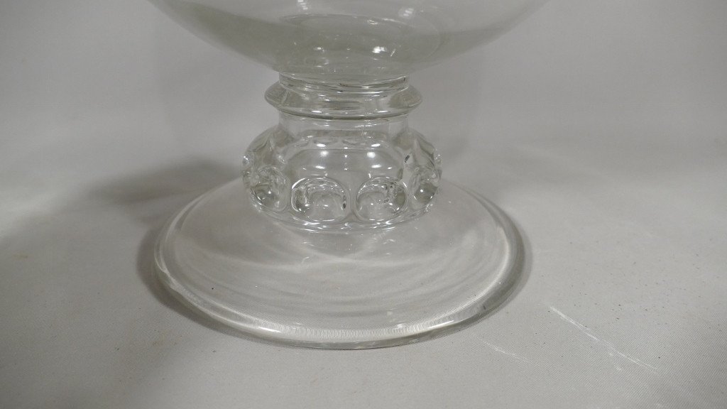 Important Pharmacy Jar Or Glass Drageoir, XIXth Time-photo-4