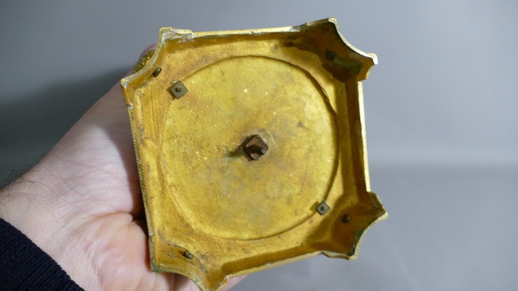 Cassolette Vase In Antique Biscuit And Gilt Bronze, XIXth Century-photo-6