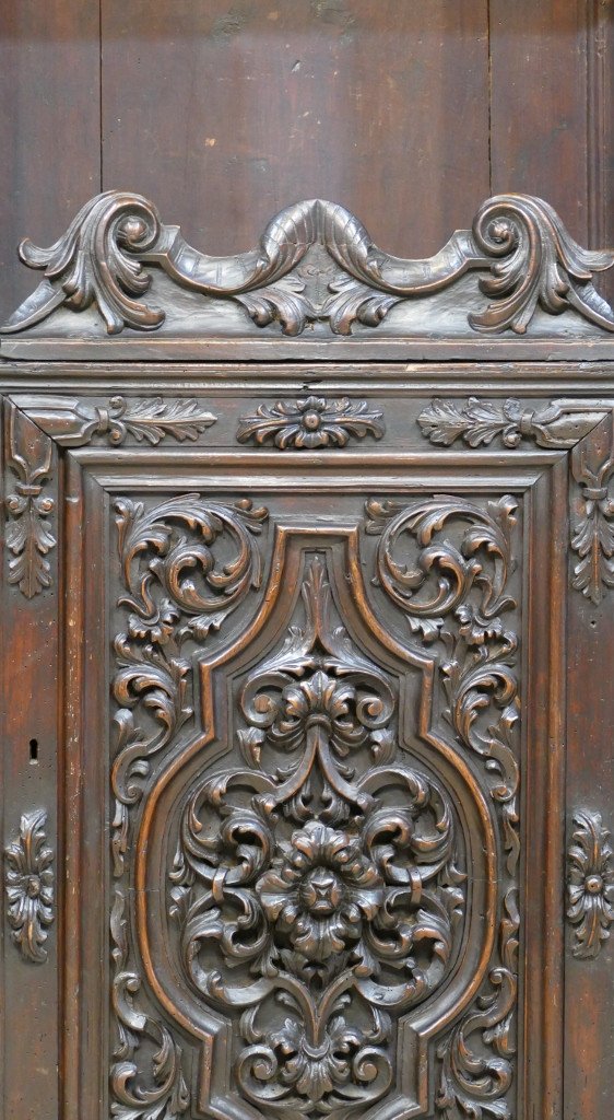 Library Buffet In Woodwork XVIII Italy, Cherubs, Acanthus ...-photo-5