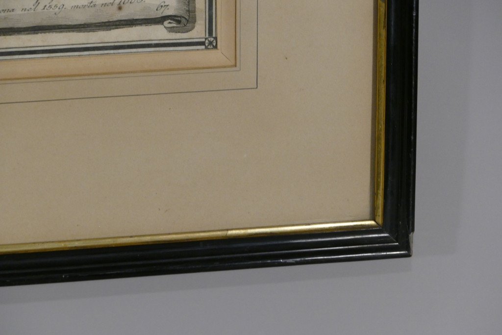 Paire De Gravures XVIII ème, Portraits Des Peintres Nicoletto Et Sofonisba Anguissola-photo-6