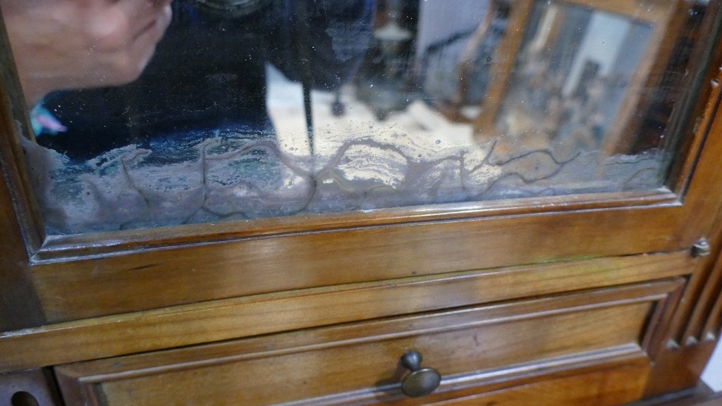 Bonheur Du Jour Louis XVI, Cherrywood Storage Desk, XIXth Century-photo-3