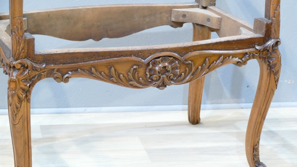 Bench, End Of Bed Or Regency Style Piano In Carved Beech, Early Twentieth-photo-3