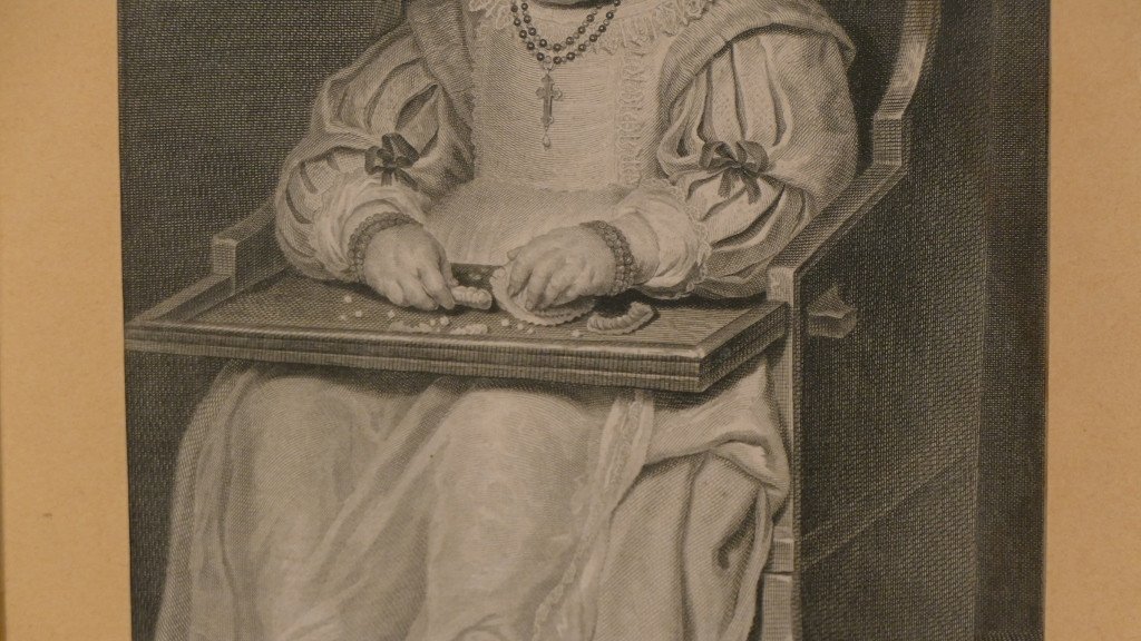 Le Portrait Du Fils De Paul Rubens, Gravure Par Salvador En 1762, XVIII ème Siècle-photo-1