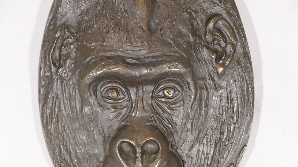 Le Gorille, Bronze Animalier De Jacques Birr Numéroté 33/100, Daté 1986 -photo-4