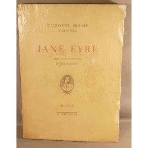 1923 Jane Eyre De Charlotte Bronté, Rare Livre 105/425 Litho De Ethel Gabain