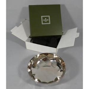 Christofle torsades, coupe vide poche centre de table en métal argenté
