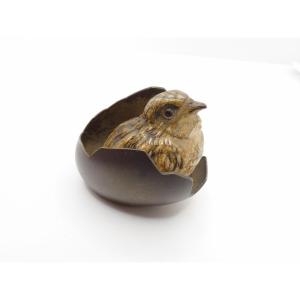 Vienna Bronze, Bird Emerging From Its Shell, 19th Century