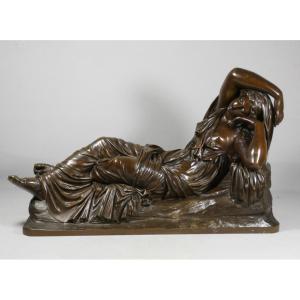 Ariane endormie – Important bronze d’édition Barbedienne, fin du XIXe siècle
