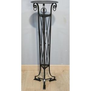Colonne de présentation néoclassique en fer, époque vers 1940