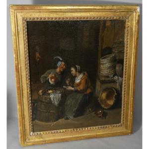 Cabaret Scene – 18th-century Northern School, In The Style Of David Teniers