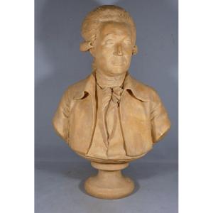 Buste de Condorcet d’après Jean-Antoine Houdon – Moulage du Musée du Louvre – H. 72 cm