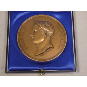 Large Bronze Medal Of Napoleon I – 1804 Coronation Celebrations – Monnaie De Paris, 1971