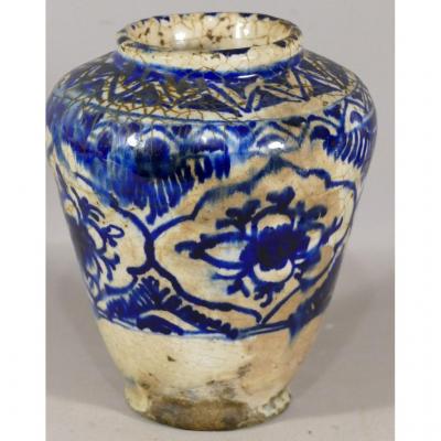 Vase En Céramique Moyen Orient, Perse, époque Fin XVIII èmen Début XIX ème