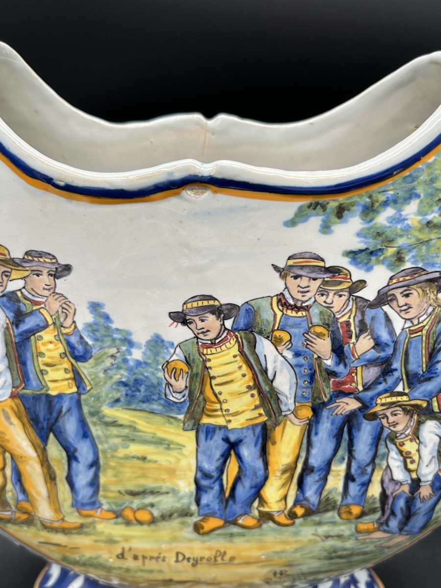 Vase HR Quimper d’après Deyrolle-photo-3