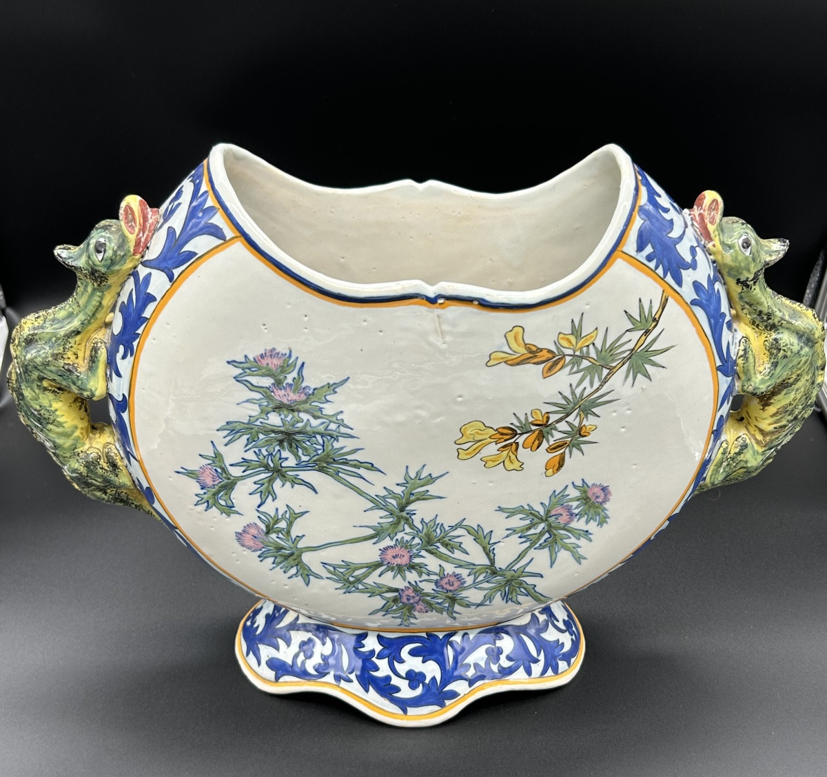 Vase HR Quimper d’après Deyrolle-photo-4