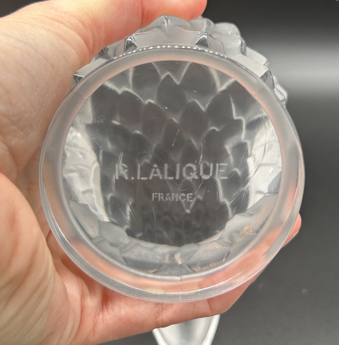 Presse papiers tête d’aigle René Lalique-photo-4