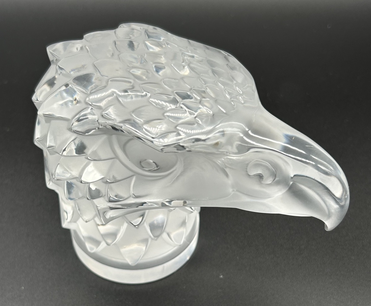 Presse papiers tête d’aigle René Lalique-photo-3