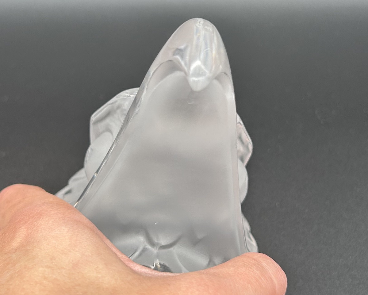 Presse papiers tête d’aigle René Lalique-photo-7