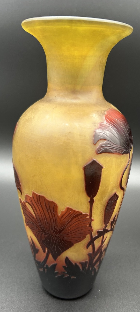 Vase en pâte de verre signé Paul Nicolas D’Argental-photo-3