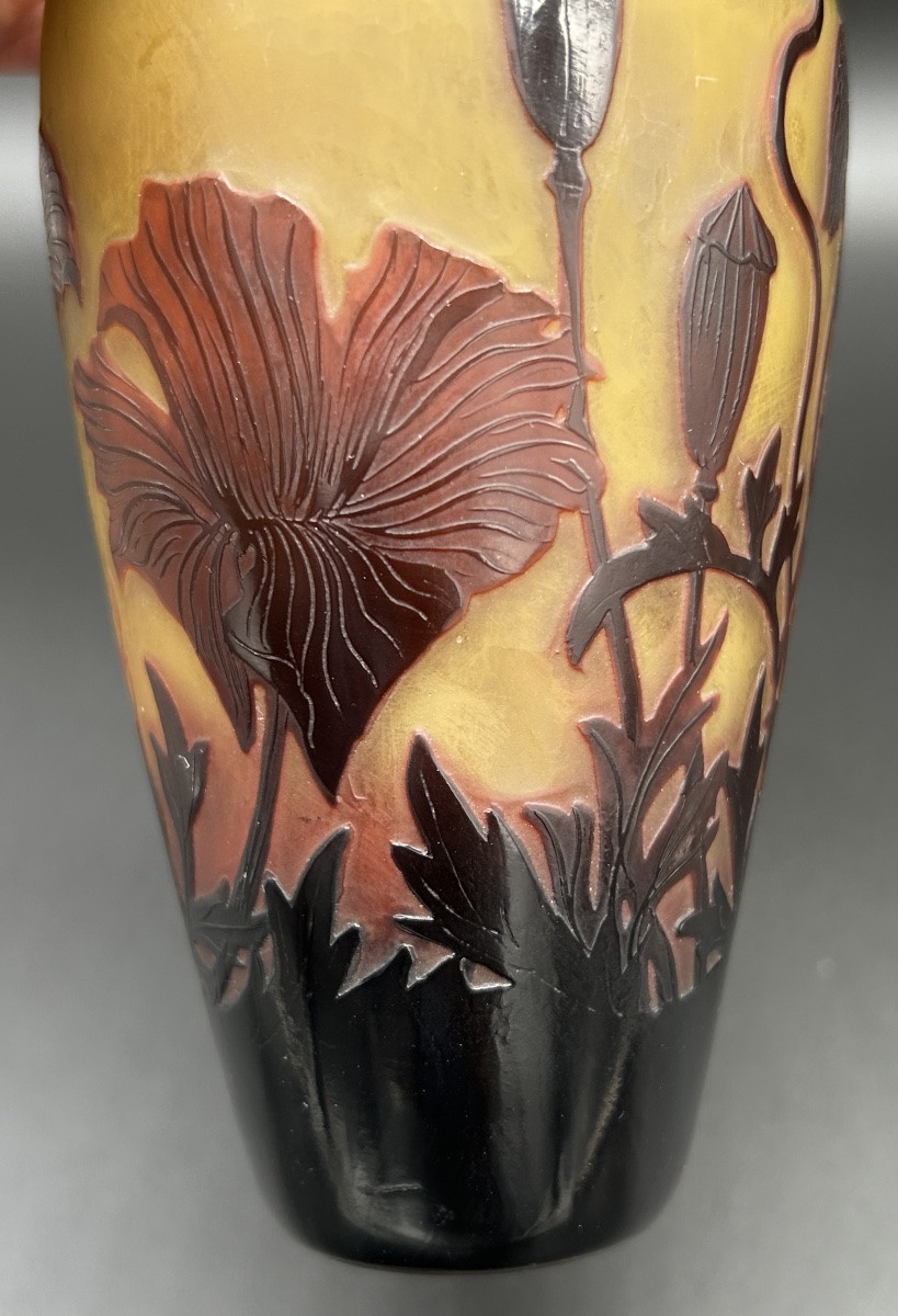Vase en pâte de verre signé Paul Nicolas D’Argental-photo-4