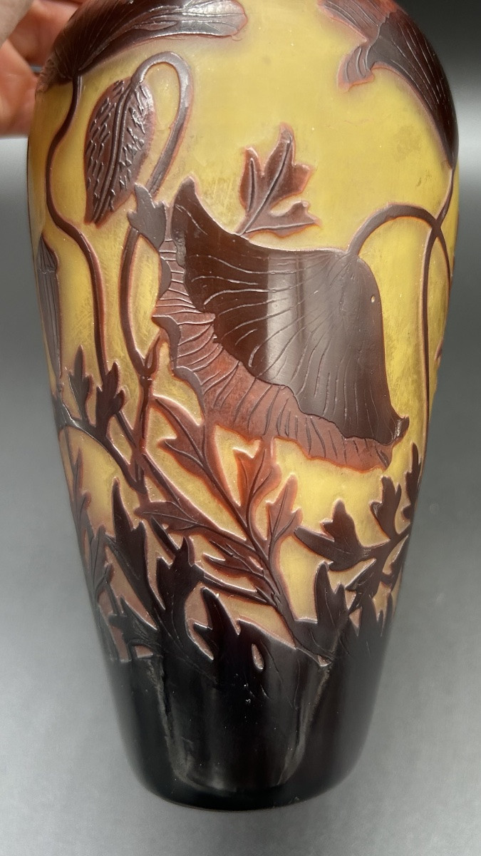 Vase en pâte de verre signé Paul Nicolas D’Argental-photo-5