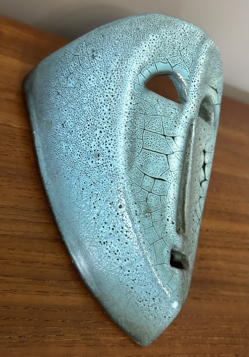 Accolay Glazed Ceramic Mask -photo-3
