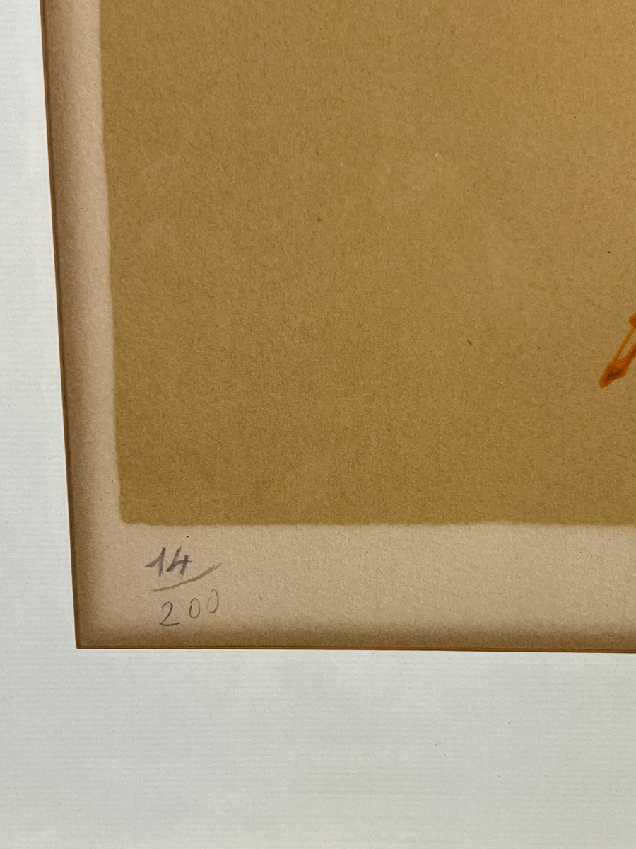 Salvador Dali (1904-1989) Mystic Exsaltation "signed" Color Lithograph-photo-1