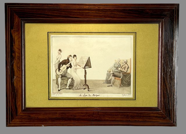 18th Century Drawing / Watercolor By Pierre Pasquier 1731-1806